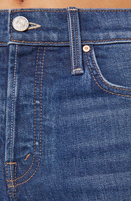 Mother Lil Tomcat Roller Skimp High Rise Ankle Jeans In Perfectly Imperfect