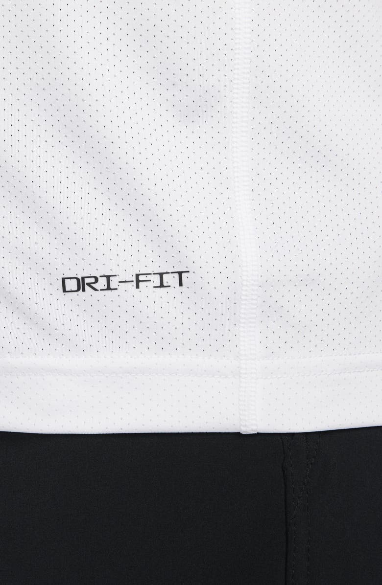 Nike Dri-FIT Ready Training T-Shirt, Alternate, color, 100 White/Black