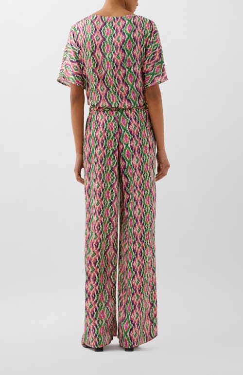 Scalpers Rombo Print Pant In Multi
