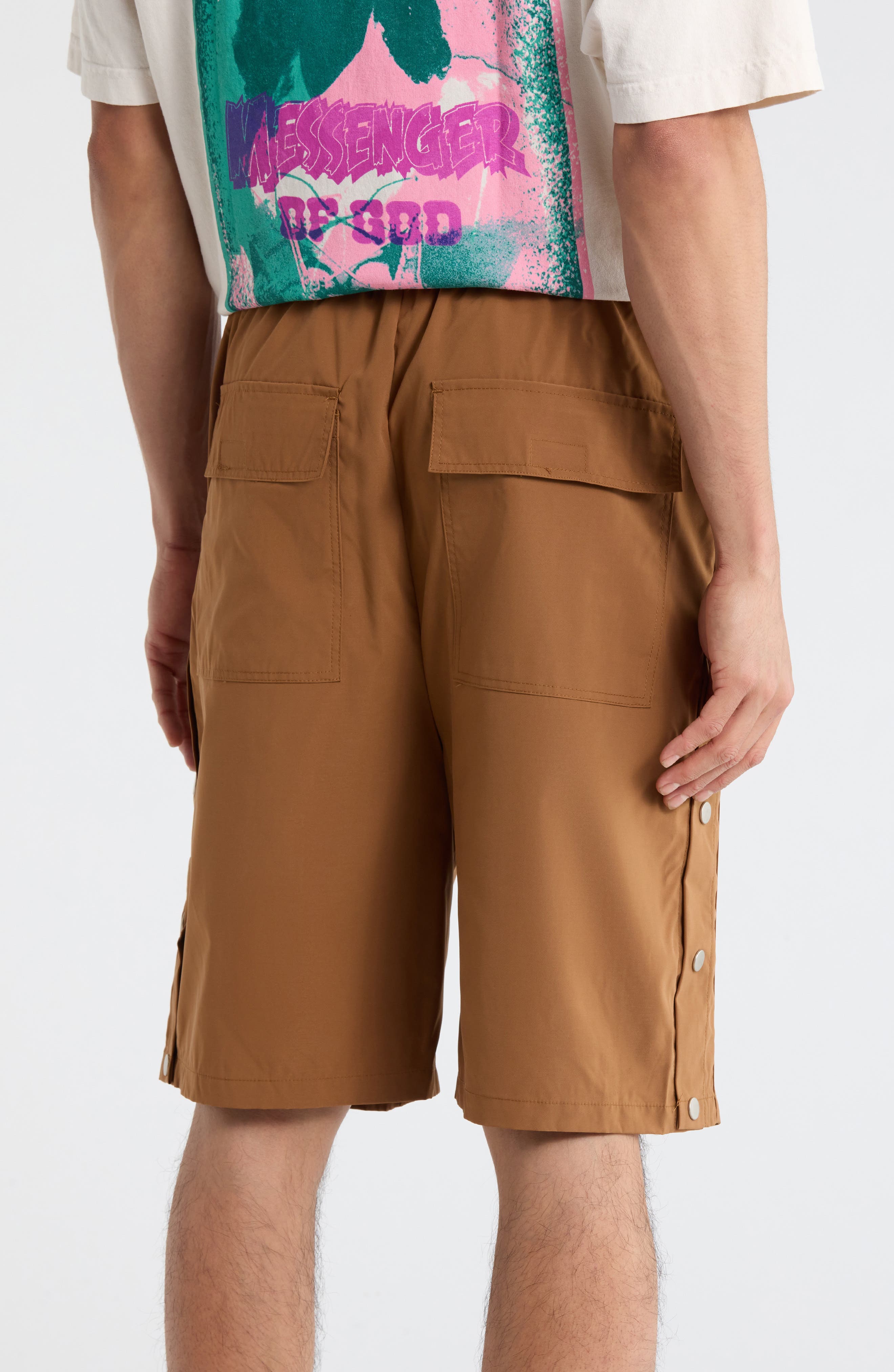 Side Snap Nylon Shorts (Men) | Nordstromrack