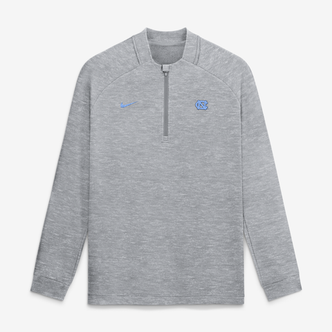Men's Nike  Gray North Carolina Tar Heels Par Raglan Tri-Blend Therma-FIT Half-Zip Pullover