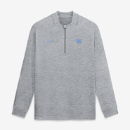 Nike Men's Nike  Gray North Carolina Tar Heels Par Raglan Tri-Blend Therma-FIT Half-Zip Pullover