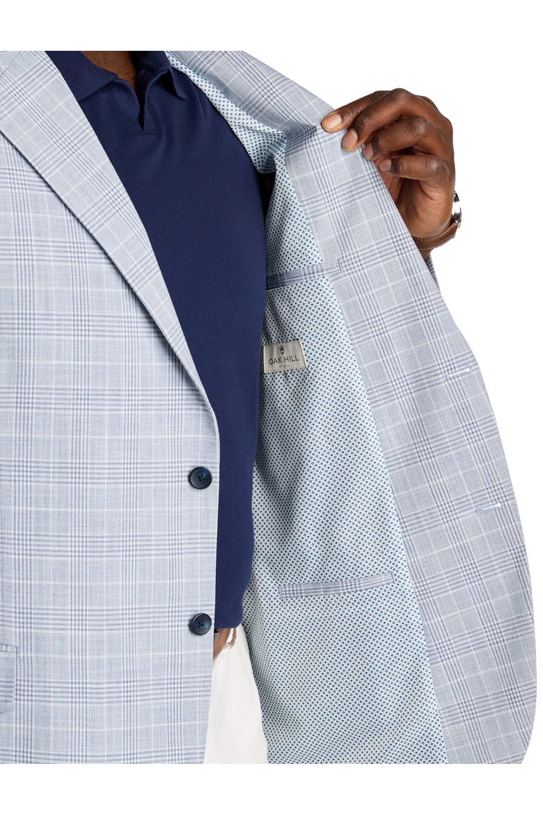 Big & Tall  Tonal Glen Plaid Sport Coat, Alternate, color, DUSTY NAVY