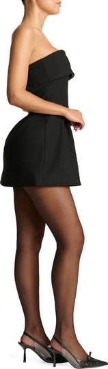 Suiting Strapless Minidress