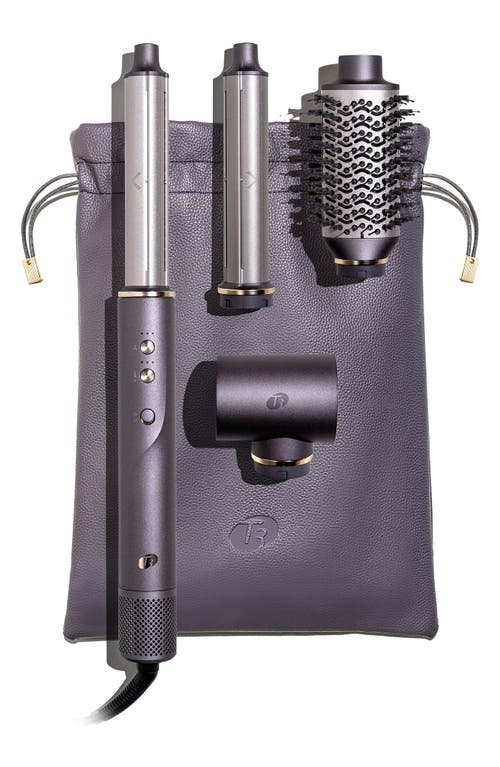 T3 Aire 360 Air Styler Blowout Gift Set With Luxe Carrying Case In Purple