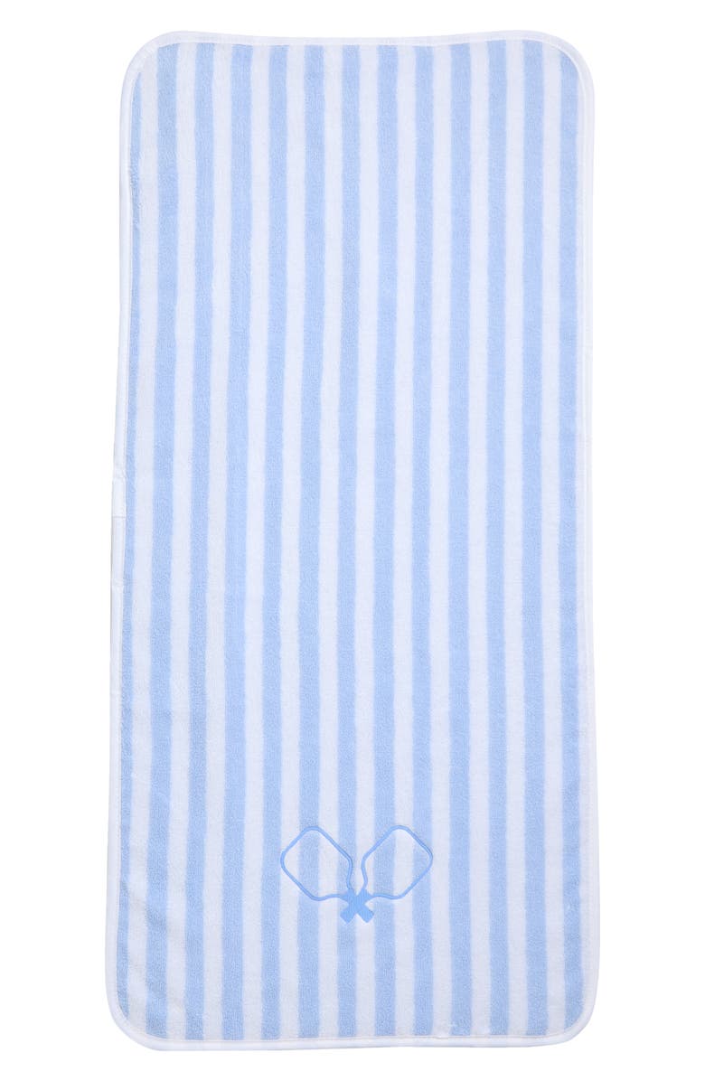 WEEZIE Stripe Organic Cotton Terry Towel, Main, color, Paddles