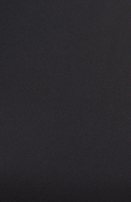Astr The Label 'scuba' Mock Turtleneck Tank In Black