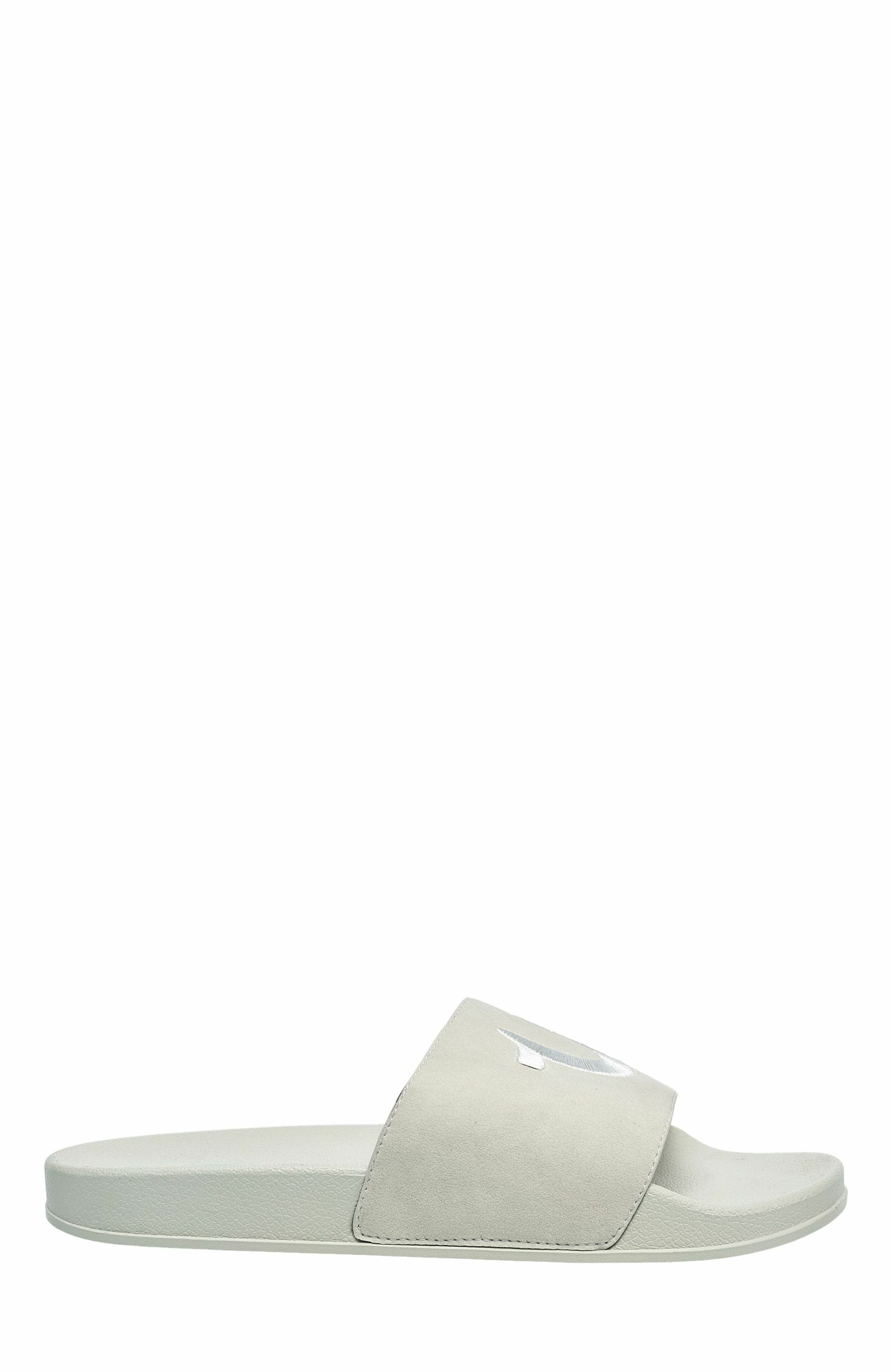 Men's ASAP Logo Slide, Alternate, color, GREY