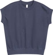 Zella Go Easy Terry Cotton Blend Sweatshirt