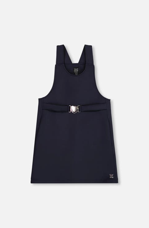 Milano Jumper Dress with Buckle Detail (Little Kid & Big Kid)