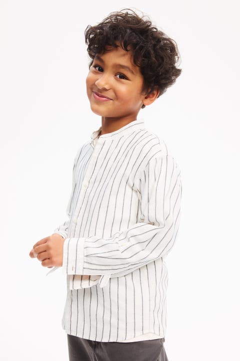 Cotton Grandad Shirt