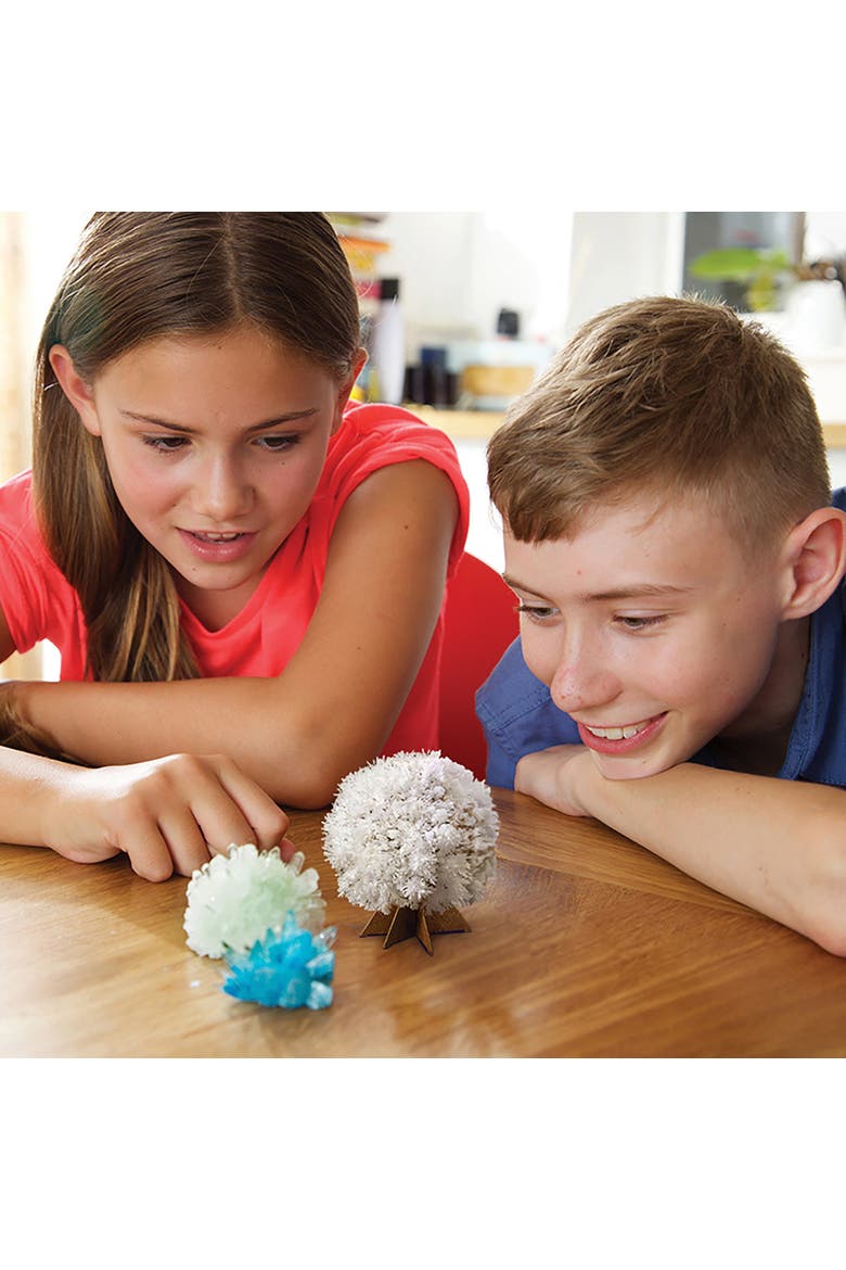 KidzLabs Crystal Science Kit, Grow 3 Crystals, Alternate, color, Multicolored