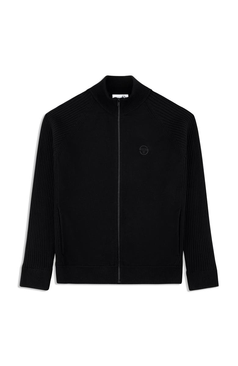 Sergio Tacchini Saggio Track Jacket, Alternate, color, Black Beauty