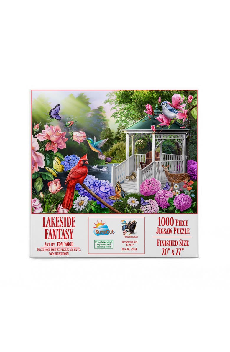 Sunsout Lakeside Fantasy 1000 piece Jigsaw Puzzle for Adults, Alternate, color, Multicolor