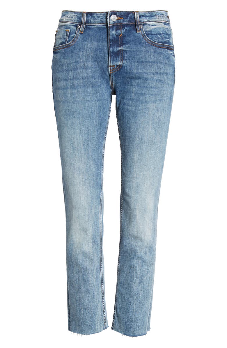 Vigoss Jagger Crop Straight Leg Jeans, Alternate, color, 