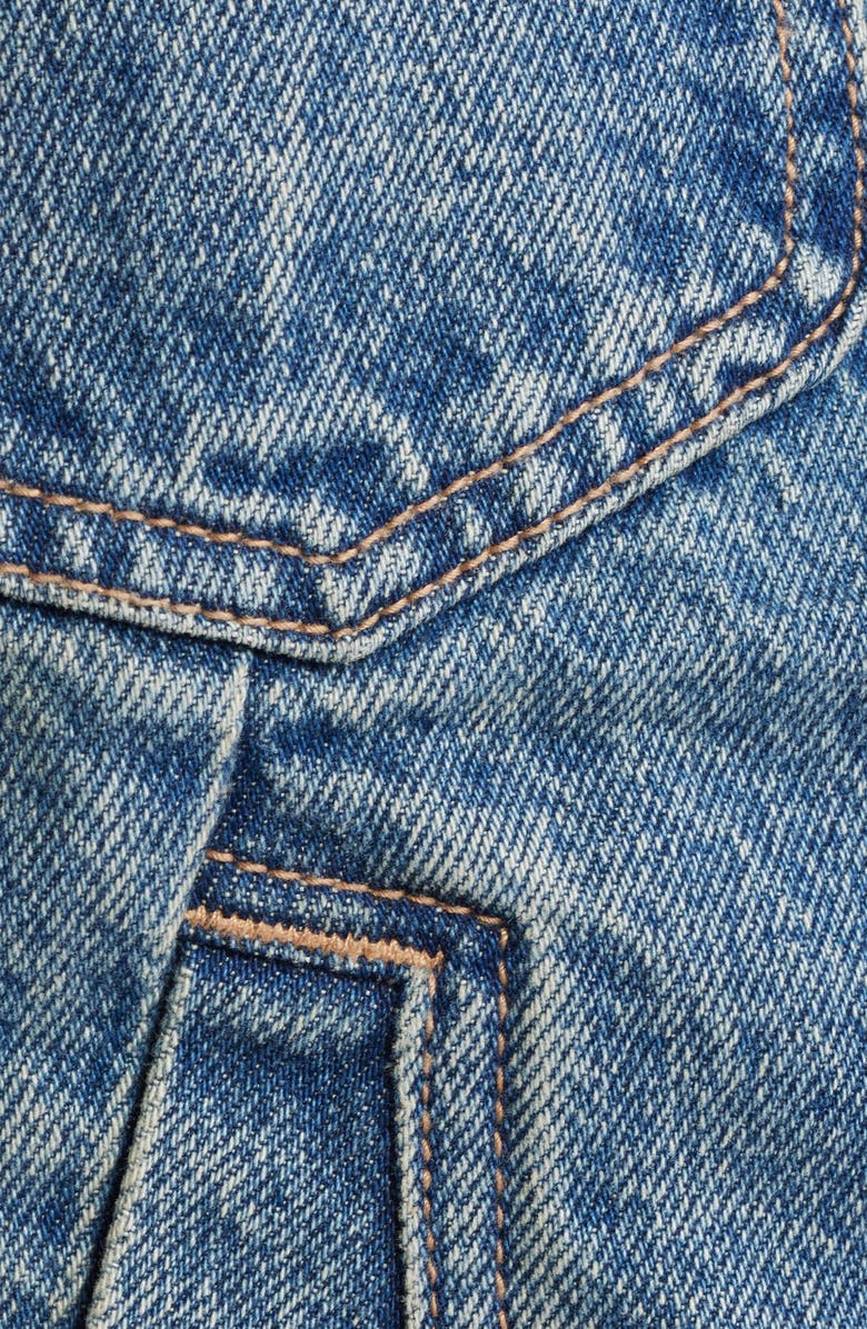 HIDDEN JEANS Denim Trucker Jacket, Alternate, color, Dark