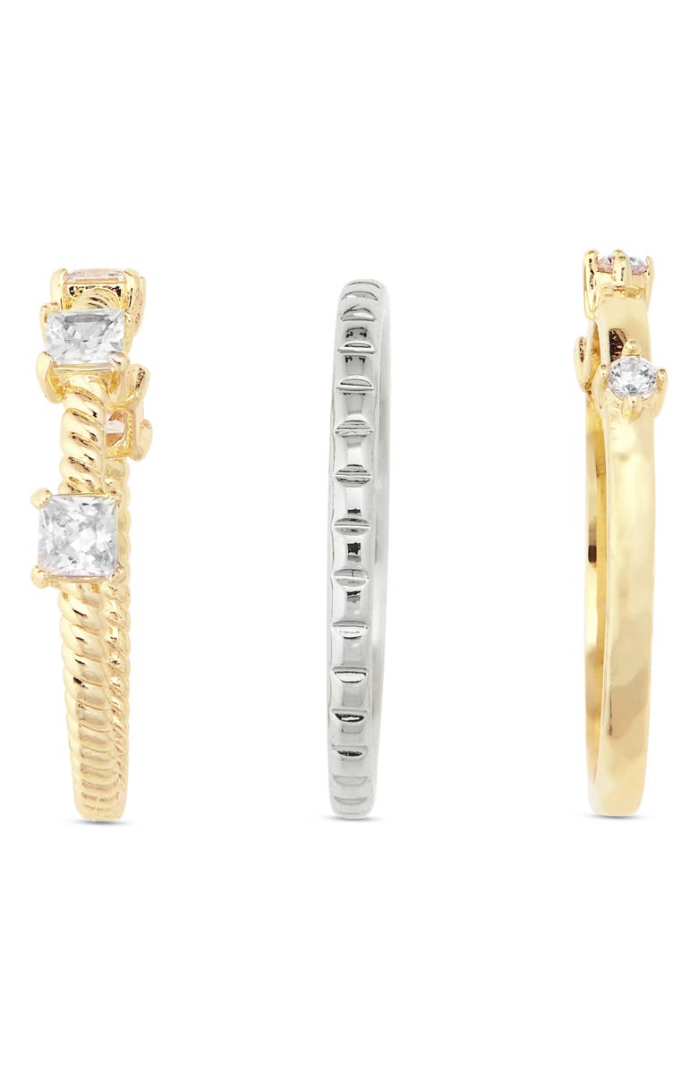 Covet Set of 3 Mixed CZ Rings, Alternate, color, 