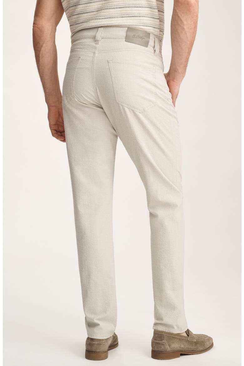 Charisma Relaxed Straight Leg Seersucker Pants, Alternate, color, STONE SEERSUCKER