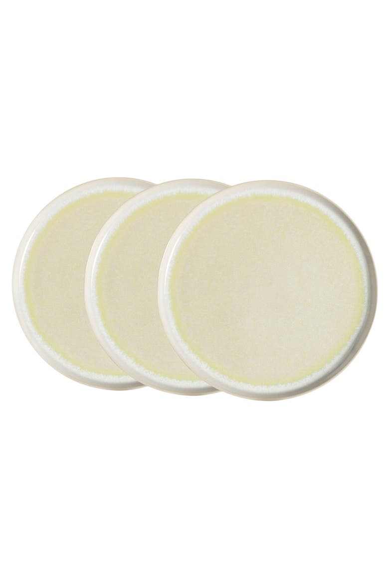 Fonte Stoneware Dessert Plate 8.6" Set of 3, Main, color, Green