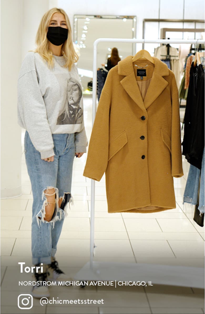 Notched Collar Coat, sales video thumbnail