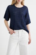 rag & bone Morgan Pointelle Stitch Sweater