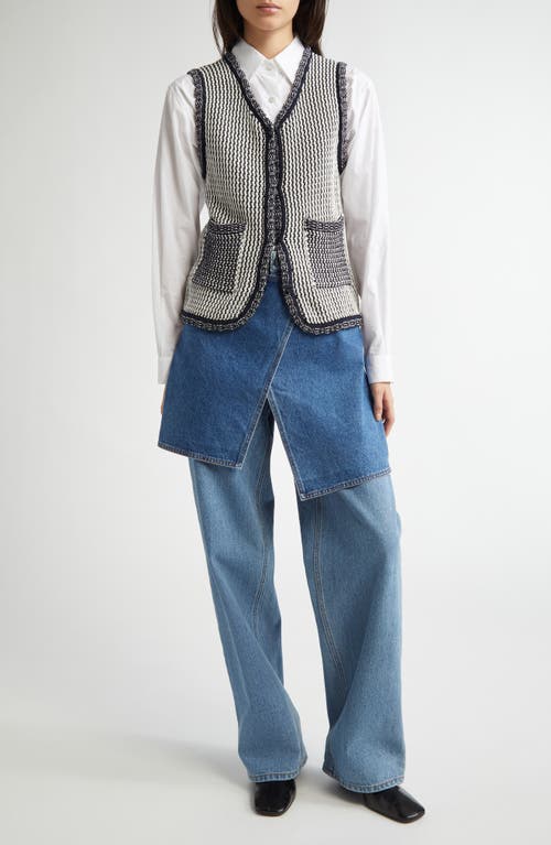 EENK EENK V-NECK COTTON SWEATER VEST 