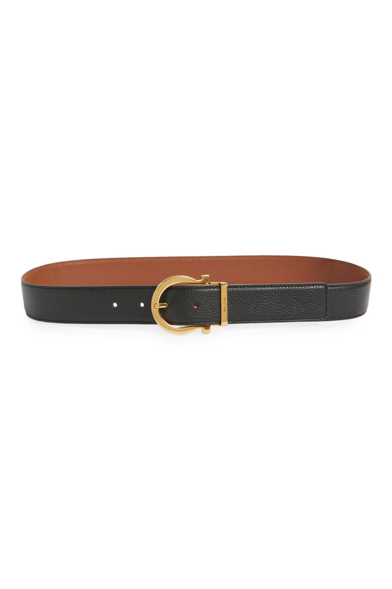 Donna Belt, Main, color, NERO NEW COGNAC