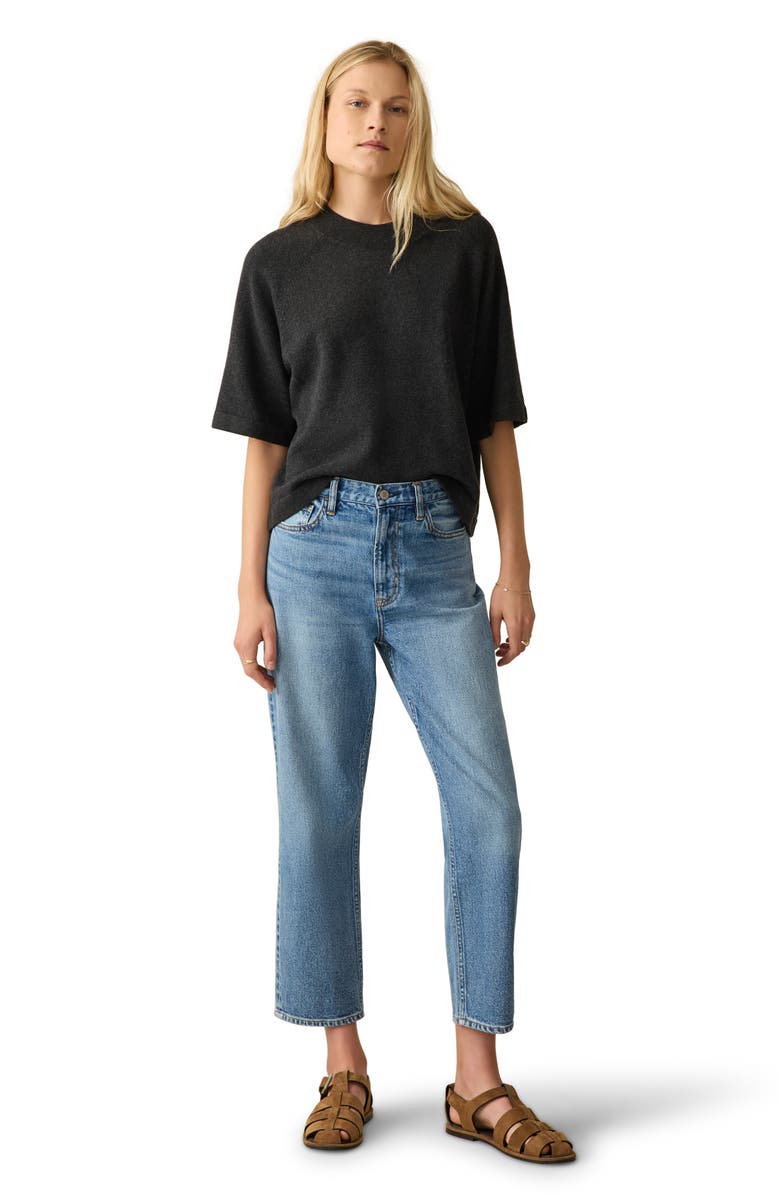 Faherty Jackson Oversize Elbow Sleeve Sweater, Alternate, color, 