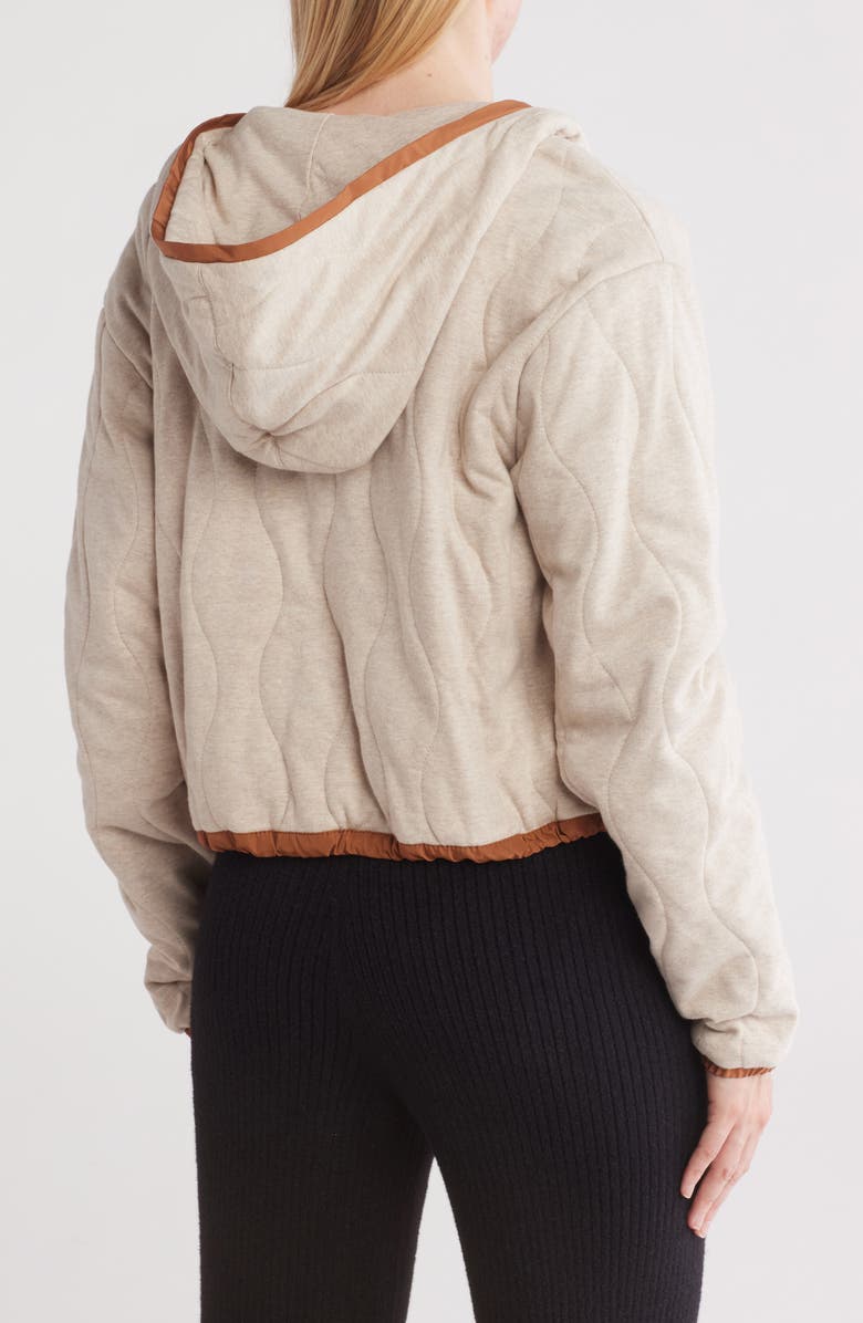 Spiritual Gangster Onion Quilted Hooded Jacket, Alternate, color, 