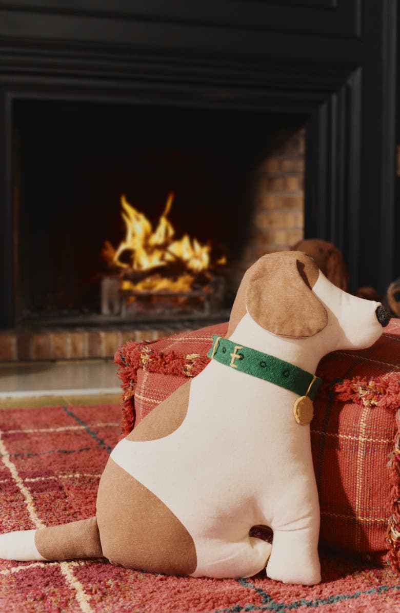 Lorena Canals Cooper Beagle Cushion, Alternate, color, Toffee Natural