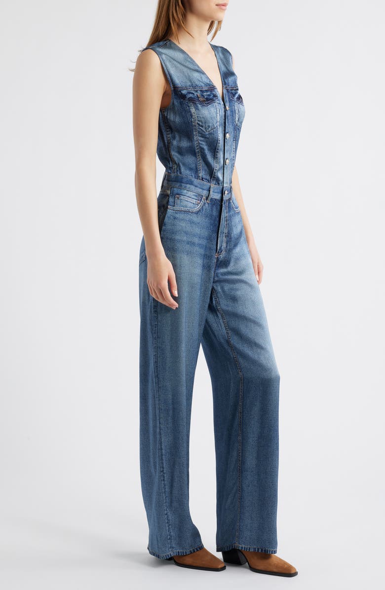 rag & bone Miramar Satin Jumpsuit, Alternate, color,