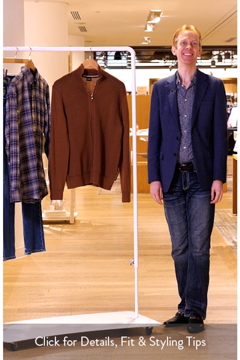 Illarione Zip Wool Cardigan video