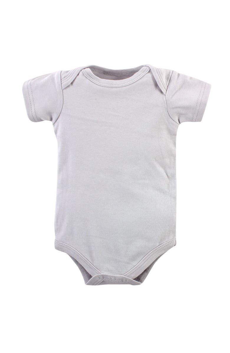 Hudson Baby Cotton Bodysuits 7-Pack, Alternate, color, Alphabet Animals