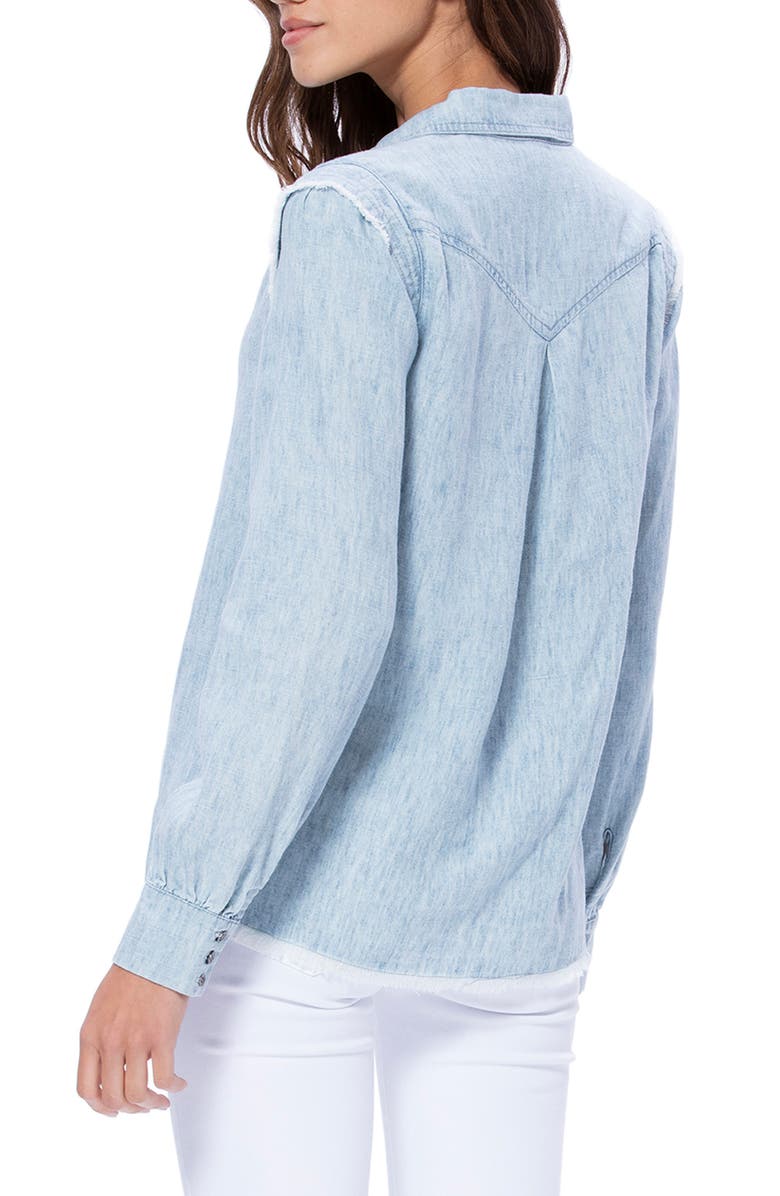 PAIGE Alia Linen Blend Top, Alternate, color, 