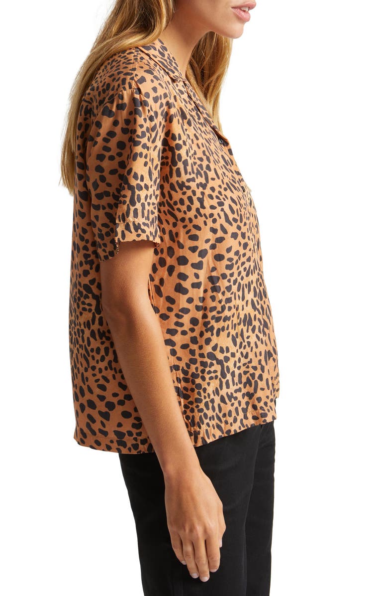 Brixton Ryder Print Camp Shirt, Alternate, color, 