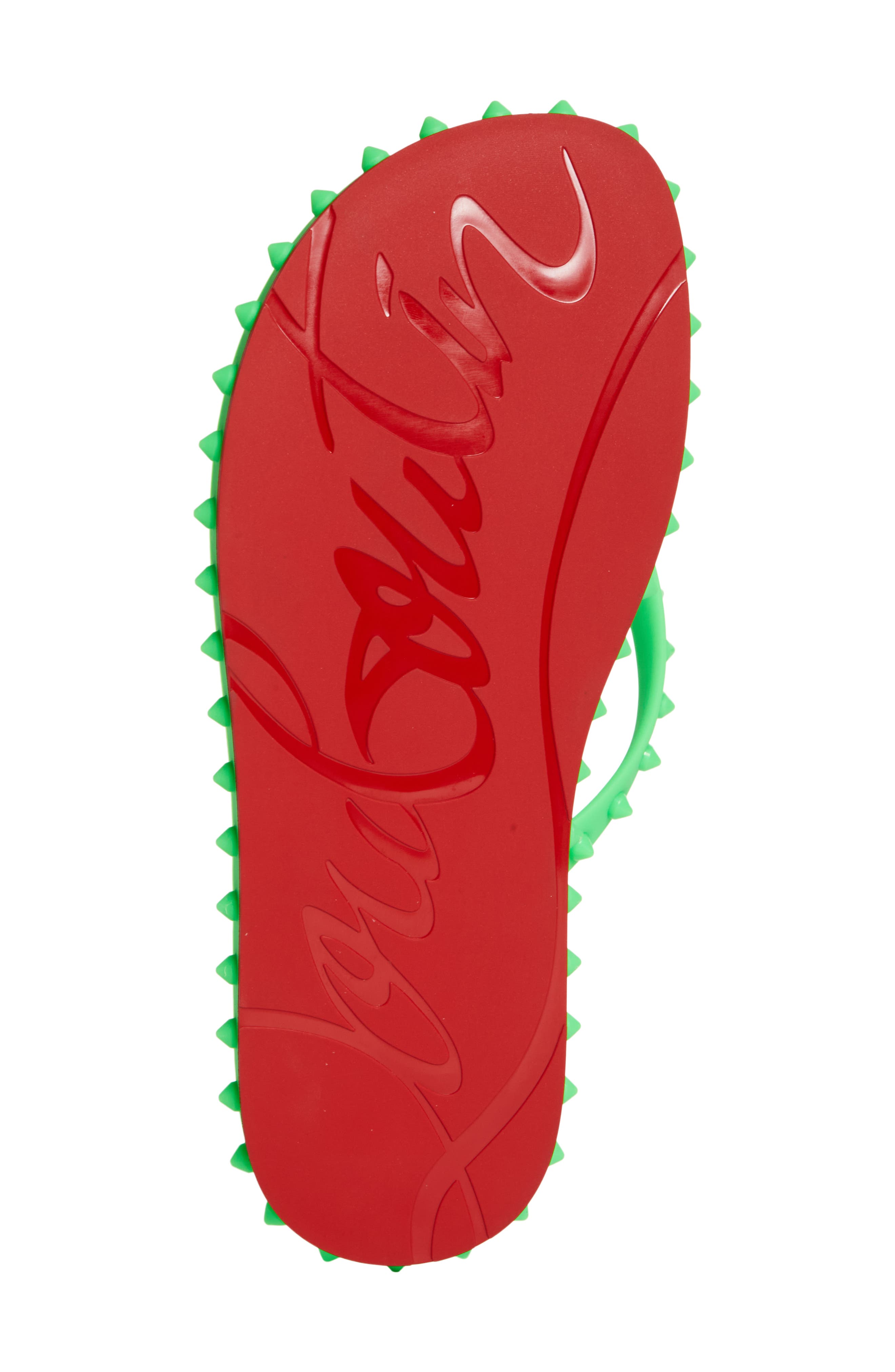 Super Loubi Flip Flop, Alternate, color, FLUO GREEN