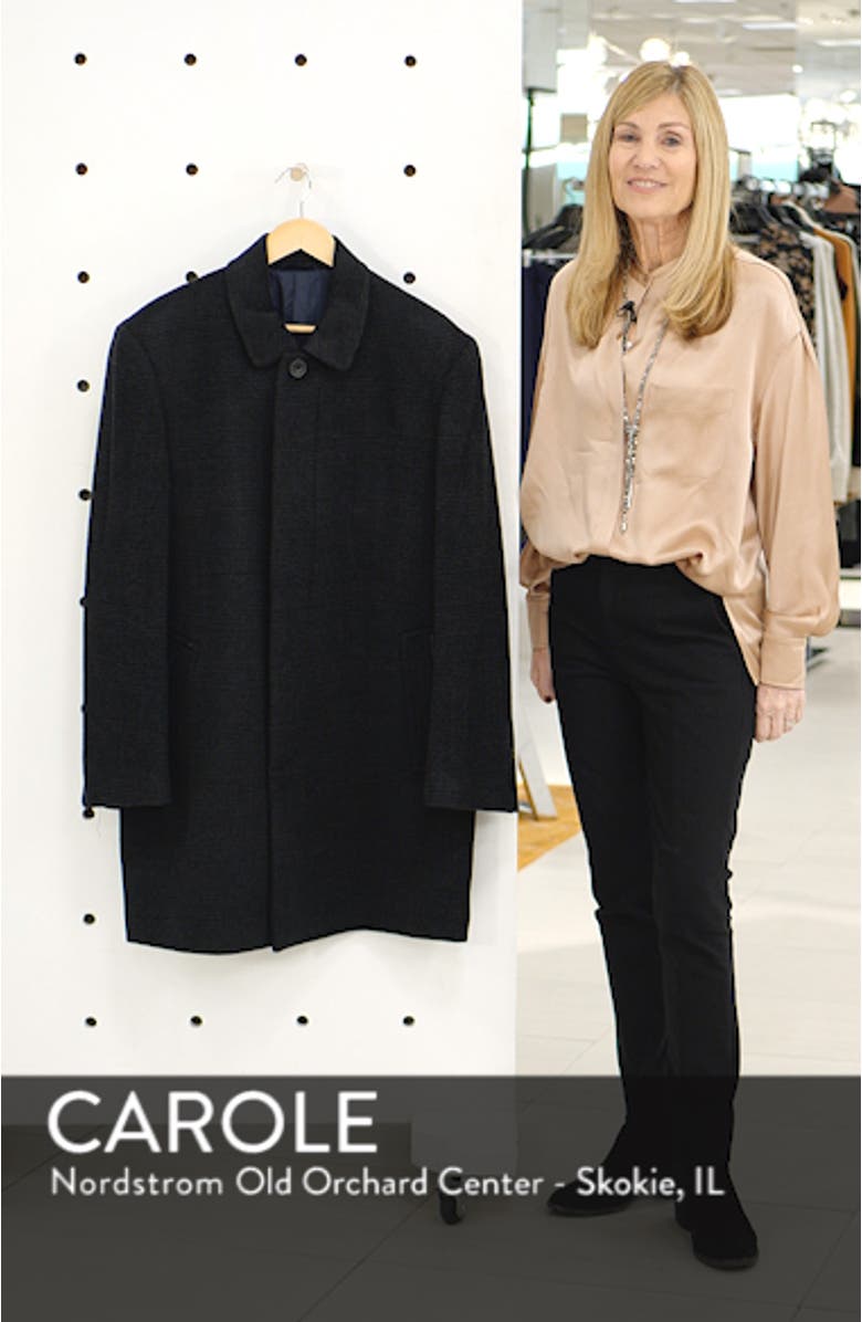 Turner Plaid Wool Blend Topcoat, sales video thumbnail