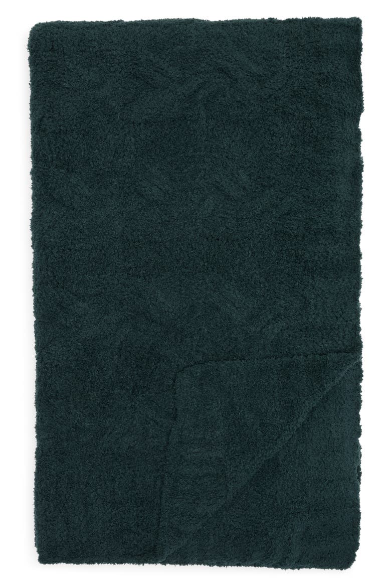 Cable Butter Throw Blanket, Main, color, GREEN GABLES