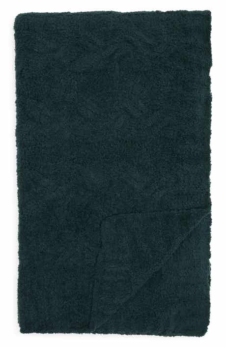 Cable Butter Throw Blanket