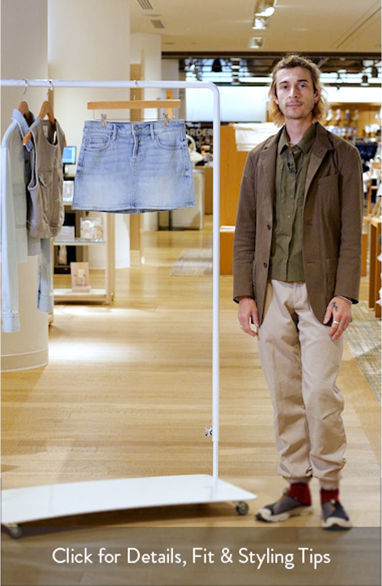 Micro Denim Miniskirt, sales video thumbnail