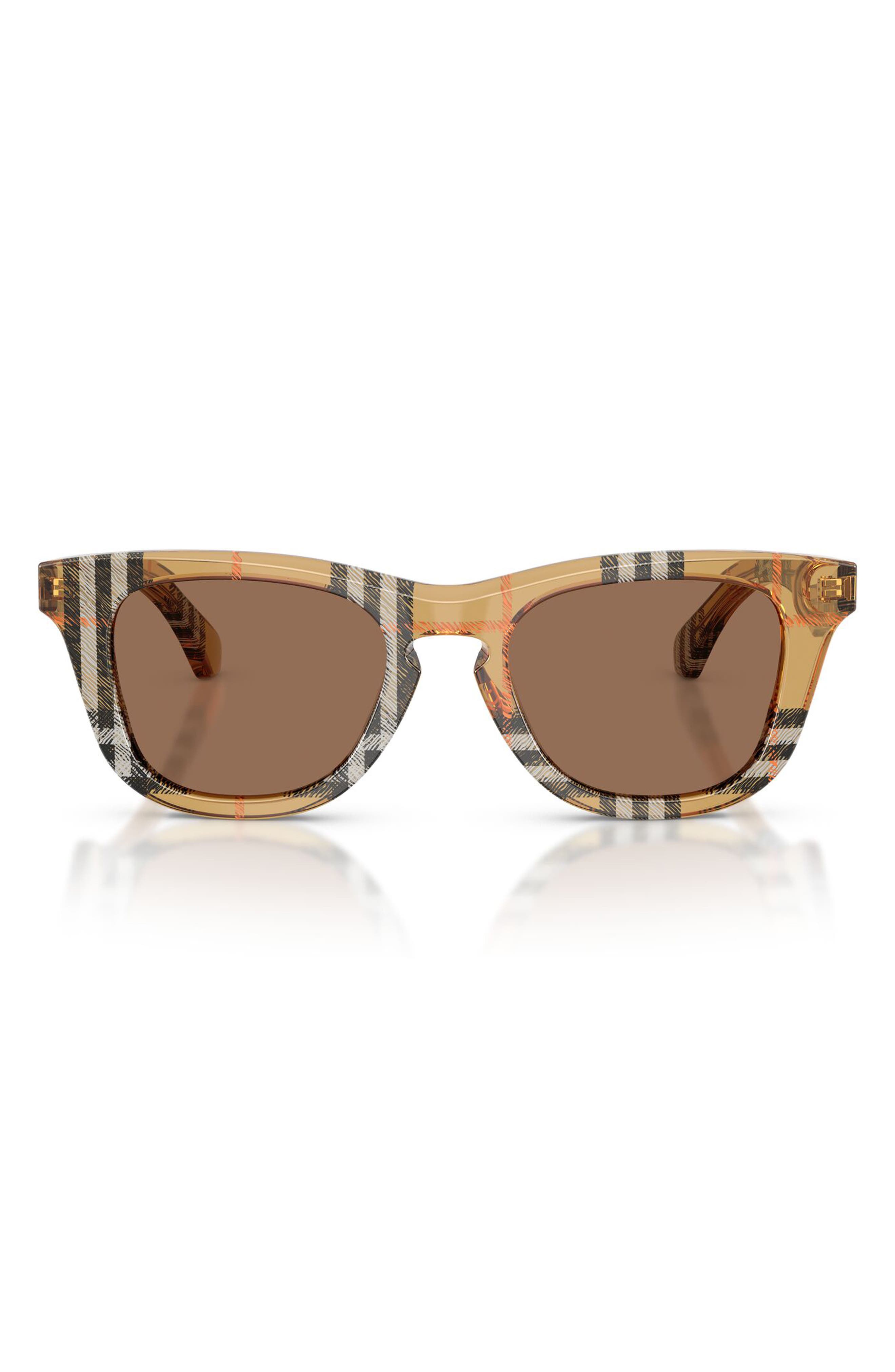 SAND CHECK / DARK BROWN