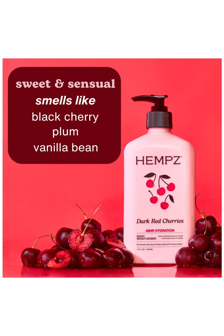 Dark Red Cherries Body Moisturizer, Alternate, color, NO COLOR