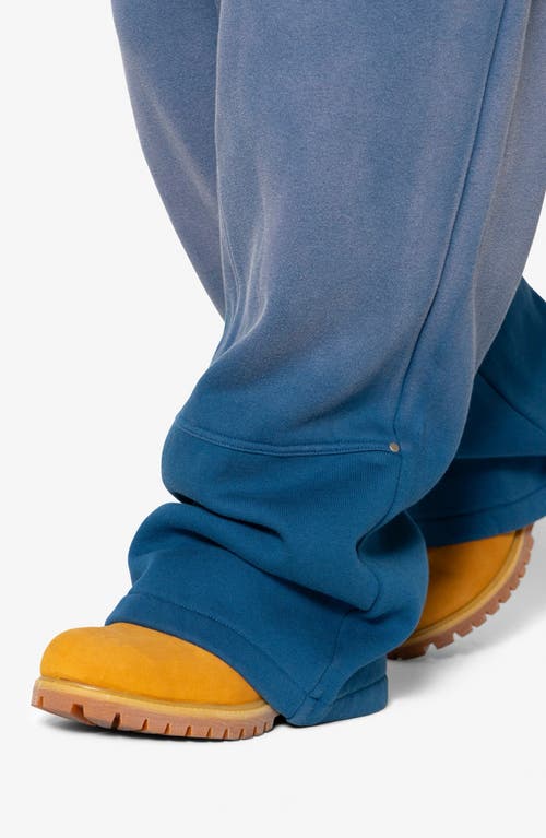 Mnml West Double Knee Sweatpants In Blue