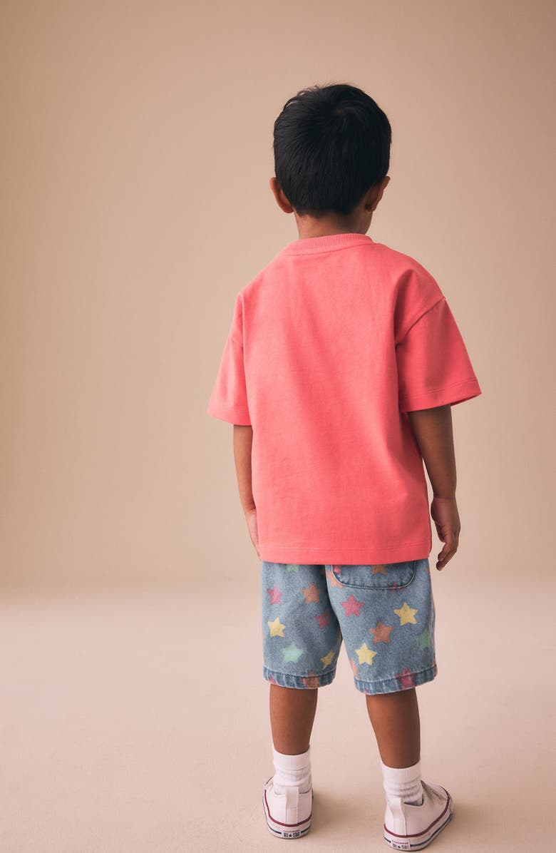 NEXT Kids' Wild Graphic T-Shirt, Alternate, color, Coral Pink Wild Slogan