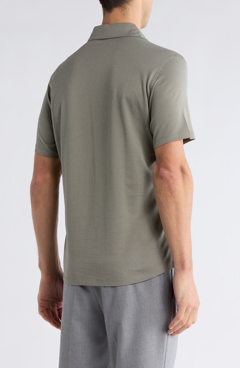 Robert Barakett Orlando Short Sleeve Button-Up Shirt, Alternate, color, Olive