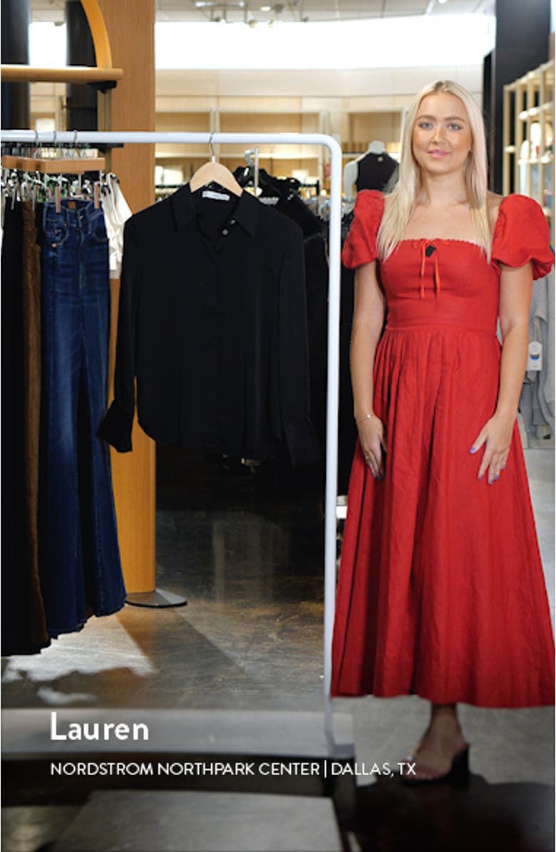 Satin Button-Up Shirt, sales video thumbnail