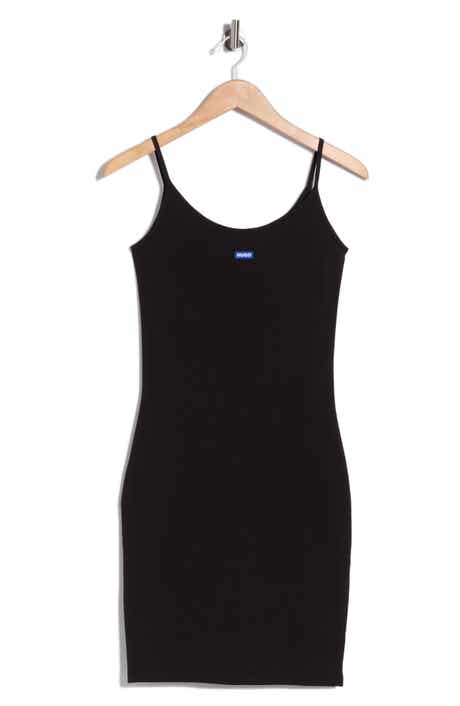 Logo Patch Knit Minidress