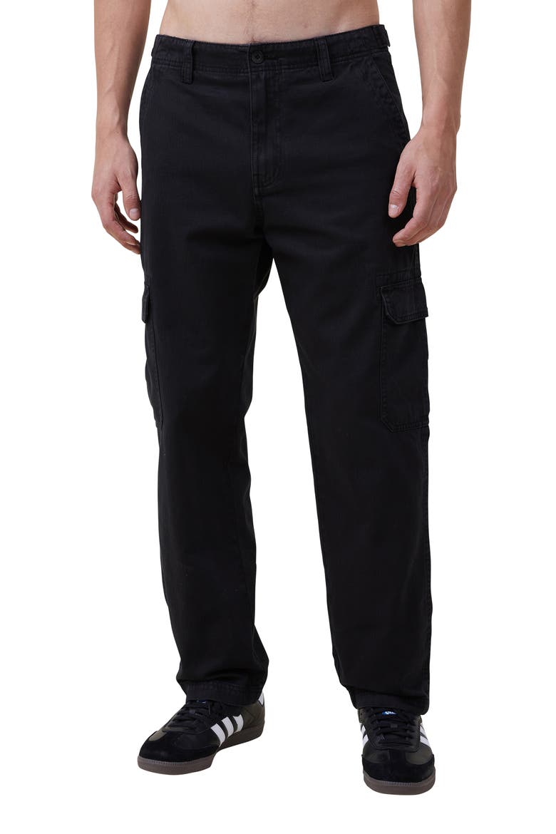 Tactical Cargo Pants, Alternate, color, JET BLACK HERRINGBONE