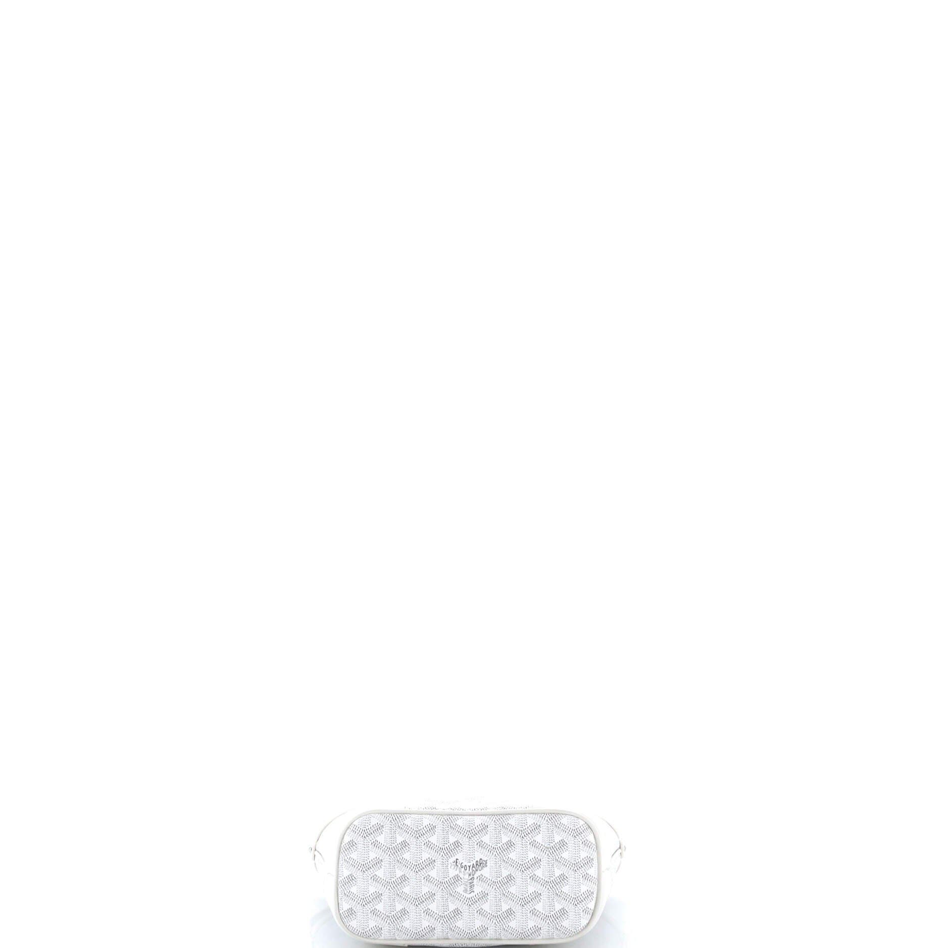 Pre-Owned Goyard Beluga Bag Coated Canvas Mini, Alternate, color, White