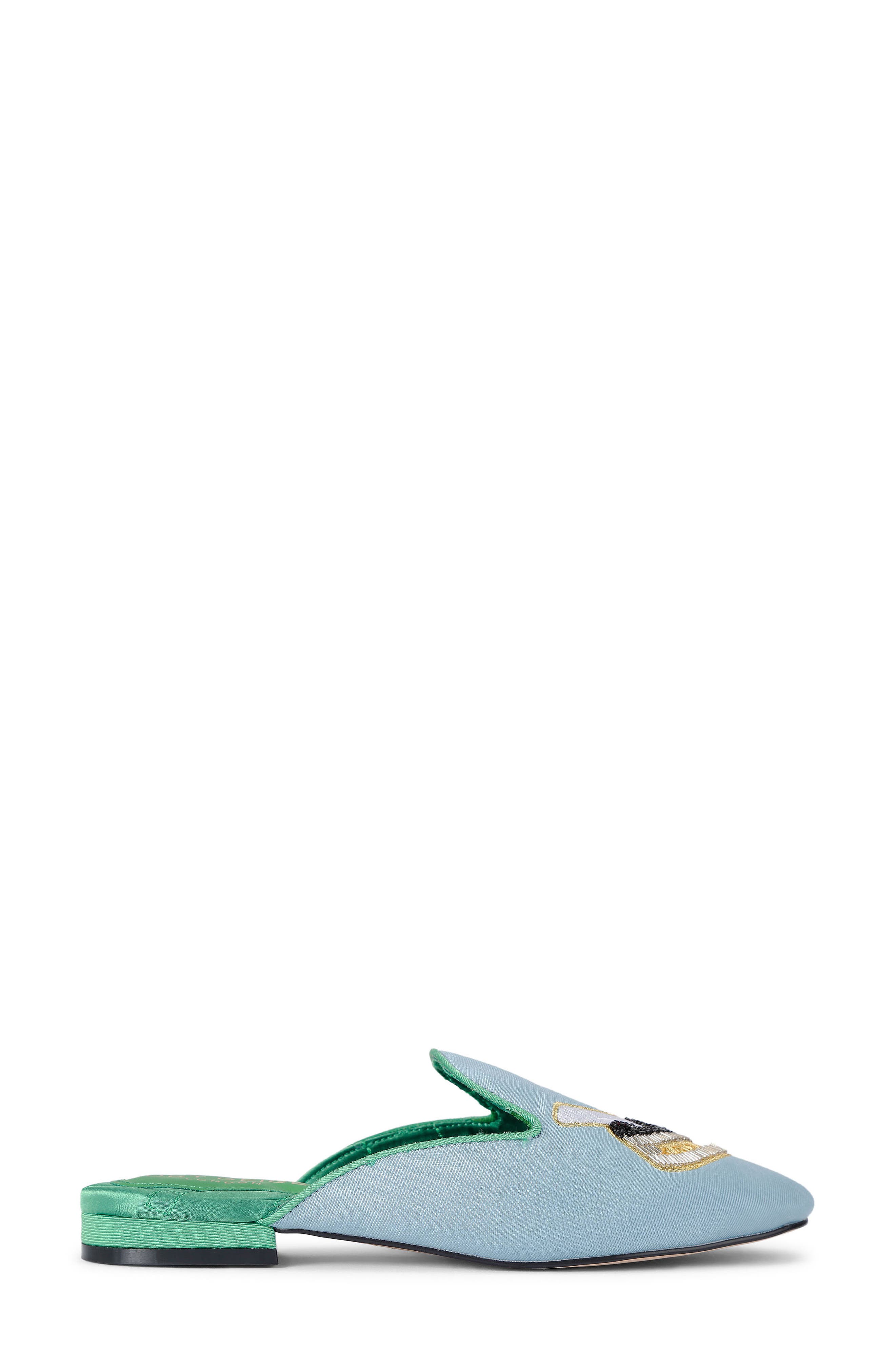 Kurt Geiger London Beaded Slipper, Main, color, Light/ Pastel Blue